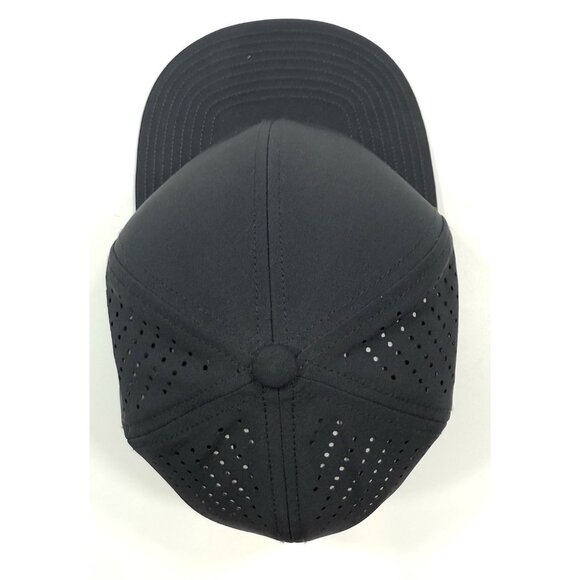 Melin MFLX Hydro Hat Water Repellent Black Performance Fitted Cap Mens 56cm - Picture 6 of 15